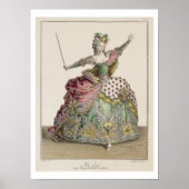 Costume for Medea in de opera "Jason en Medea", Poster (Voorkant)