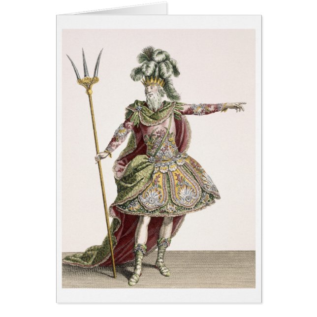 Costume for Neptune in verscheidene opera's, gegra (Voorkant)