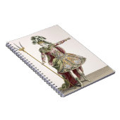 Costume for Neptune in verscheidene opera's, gegra Notitieboek (Rechterzijde)