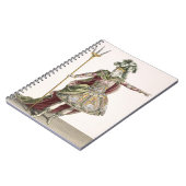 Costume for Neptune in verscheidene opera's, gegra Notitieboek (Linkerzijde)