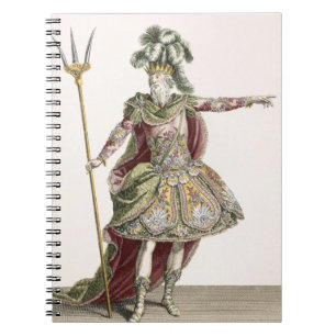 Costume for Neptune in verscheidene opera's, gegra Notitieboek