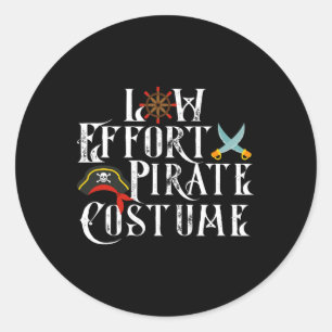 Costume Halloween Costume met lage inspanning Ronde Sticker