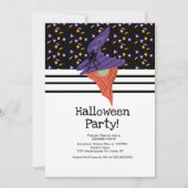 Costume Halloween Party Gnome Doodles Confetti Kaart (Voorkant)
