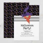 Costume Halloween Party Gnome Doodles Confetti Kaart (Voorkant / Achterkant)