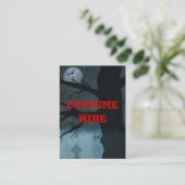 Costume Hire Visitekaartje (Staand voorkant)