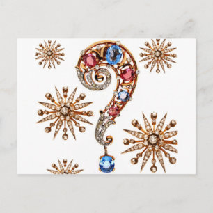  Costume Jewelry Rhinestones Diamonds Briefkaart