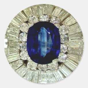  Costume Jewelry Rhinestones Diamonds Ronde Sticker