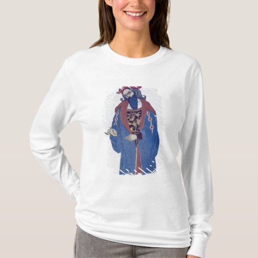 Costume-ontwerp voor Blue-Beard, van slaapschoonhe T-shirt (Voorkant)