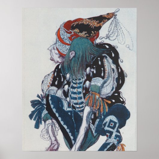 Costume-ontwerp voor de Pageboy van de geschopte f Poster (Voorkant)