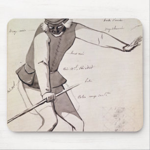 Costume-ontwerp voor een Acrobat Muismat