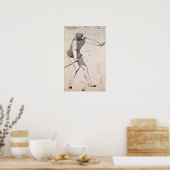 Costume-ontwerp voor een Acrobat Poster (Keuken)