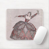 Costume ontwerpt een Furie in 'Hippolyte et Aricie Muismat (Met muis)