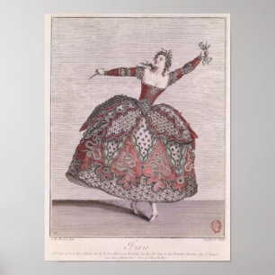 Costume ontwerpt een Furie in 'Hippolyte et Aricie Poster
