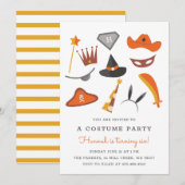 Costume Party Kids verjaardagsfeestje Halloween 00 Kaart (Voorkant / Achterkant)