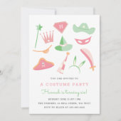 Costume Party Kids verjaardagspaketten Kaart (Voorkant)
