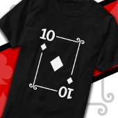 Costume Ten Kaart 10 van diamanten T-shirt