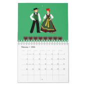 Costume traditionnel d'Alsace, Frankrijk Kalender (Feb 2026)