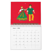 Costume traditionnel d'Alsace, Frankrijk Kalender (Mar 2026)