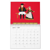 Costume traditionnel de Bretagne, Frankrijk Kalender (Jan 2027)