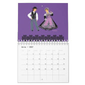 Costume traditionnel de Bretagne, Frankrijk Kalender (Feb 2027)