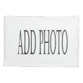 Costume voegt je eigen fotokussen toe kussensloop (Achterkant)