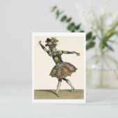 Costume voor een demon in 'Armide', 'Psyche' en 'S Briefkaart (Staand voorkant)