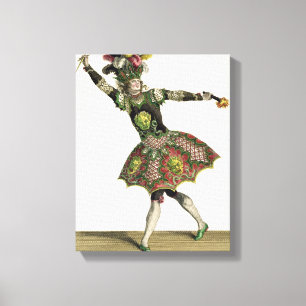 Costume voor een demon in 'Armide', 'Psyche' en 'S Canvas Afdruk