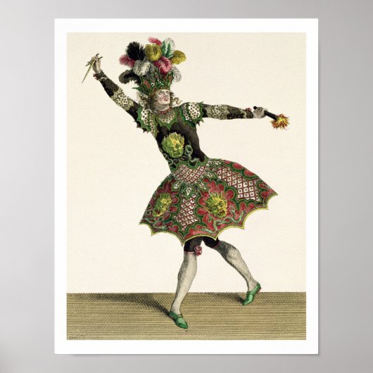 Costume voor een demon in 'Armide', 'Psyche' en 'S Poster (Voorkant)