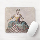 Costume voor een Indiase vrouw Muismat (Met muis)