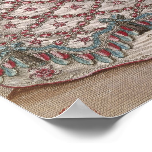 Costume voor een Indiase vrouw Poster (Hoek)