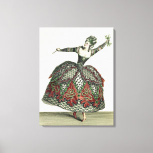 Costume voor een mier in 'Iphigenia in Tauris' en  Canvas Afdruk