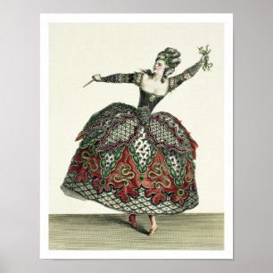 Costume voor een mier in 'Iphigenia in Tauris' en  Poster