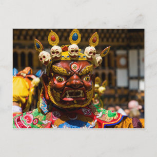 Costumed Festival Dancer Briefkaart
