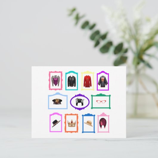 Costumes Briefkaart (Staand voorkant)