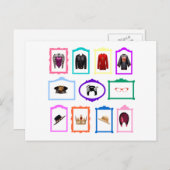 Costumes Briefkaart (Voorkant / Achterkant)