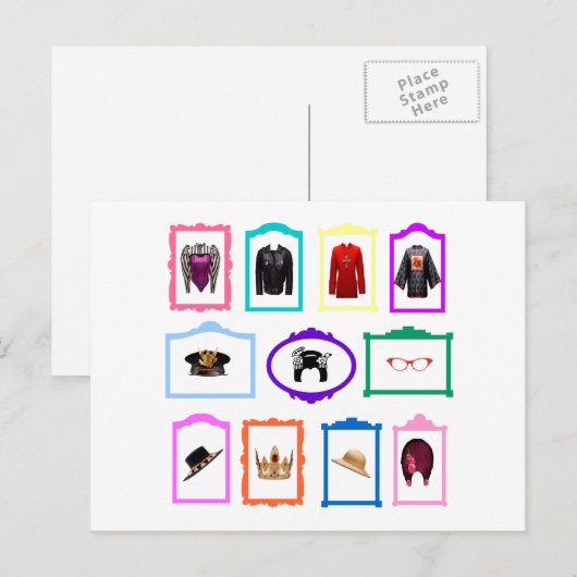 Costumes Briefkaart (Voorkant / Achterkant)