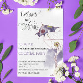 Costumes & Cocktails Halloween Party Waterverf Kaart