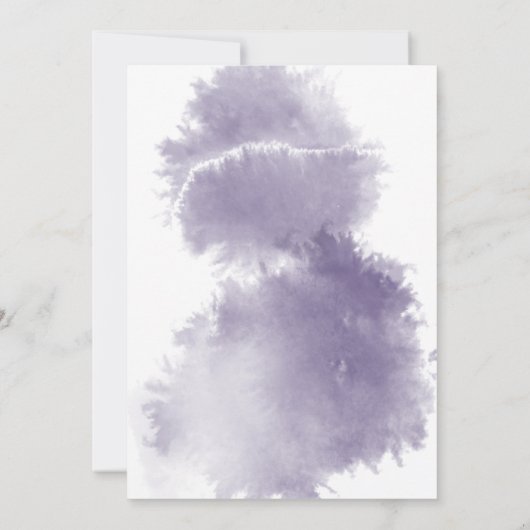 Costumes & Cocktails Halloween Party Waterverf Kaart (Achterkant)