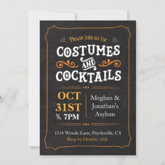 Costumes & Cocktails Kaart