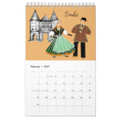 Costumes de Franche- Comté, france Kalender (Feb 2027)