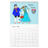 Costumes de Franche- Comté, france Kalender (Jan 2027)