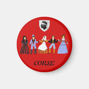 Costumes de la Corsica, Frankrijk Magneet
