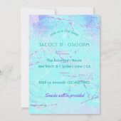 Costumes en Cocktails Halloween Party Invitation Kaart (Achterkant)