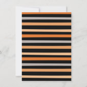 Costumes en Cocktails Halloween Party Kaart (Achterkant)