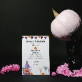 Costumes en Cocktails Halloween Party Kaart