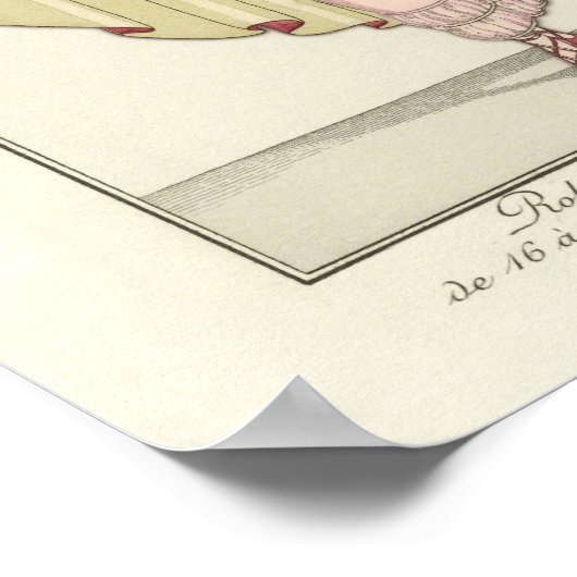 Costumes Parisiens- Dance-Poster Poster (Hoek)