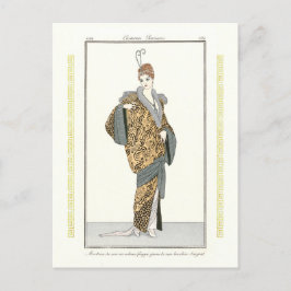 Costumes Parisiens- Manteau du soir Briefkaart