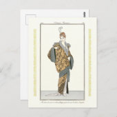 Costumes Parisiens- Manteau du soir Briefkaart (Voorkant / Achterkant)