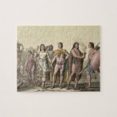 Costumes van de Mexicanen (kleurengraving) Legpuzzel (Horizontaal)