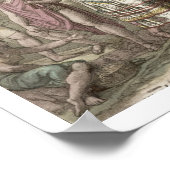 Costumes van de Mexicanen (kleurengraving) Poster (Hoek)